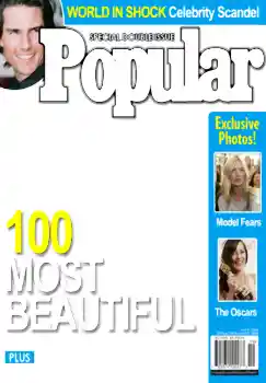 Photo effect from category Magazines № 4694. An inscription on the frame: Popular Photo effect from category Magazines № 4694. An inscription on the frame: Popular