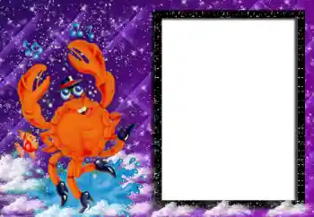 Photo effect from category Zodiac Signs № 162131. An inscription on the frame: Cancer