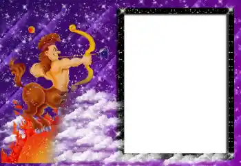 Photo effect from category Zodiac Signs № 162134. An inscription on the frame: Sagittarius
